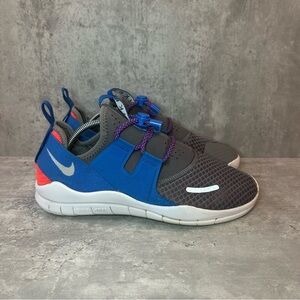Nike Free Run Running Shoes AH3460-002 Womens sz 8.5 - grey/blue